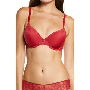 WACOAL Level Up Underwire Contour Bra #853369 Red 36G NEW